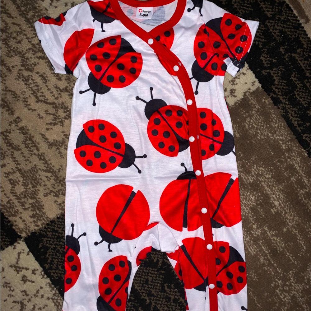 6-9 month girls romper